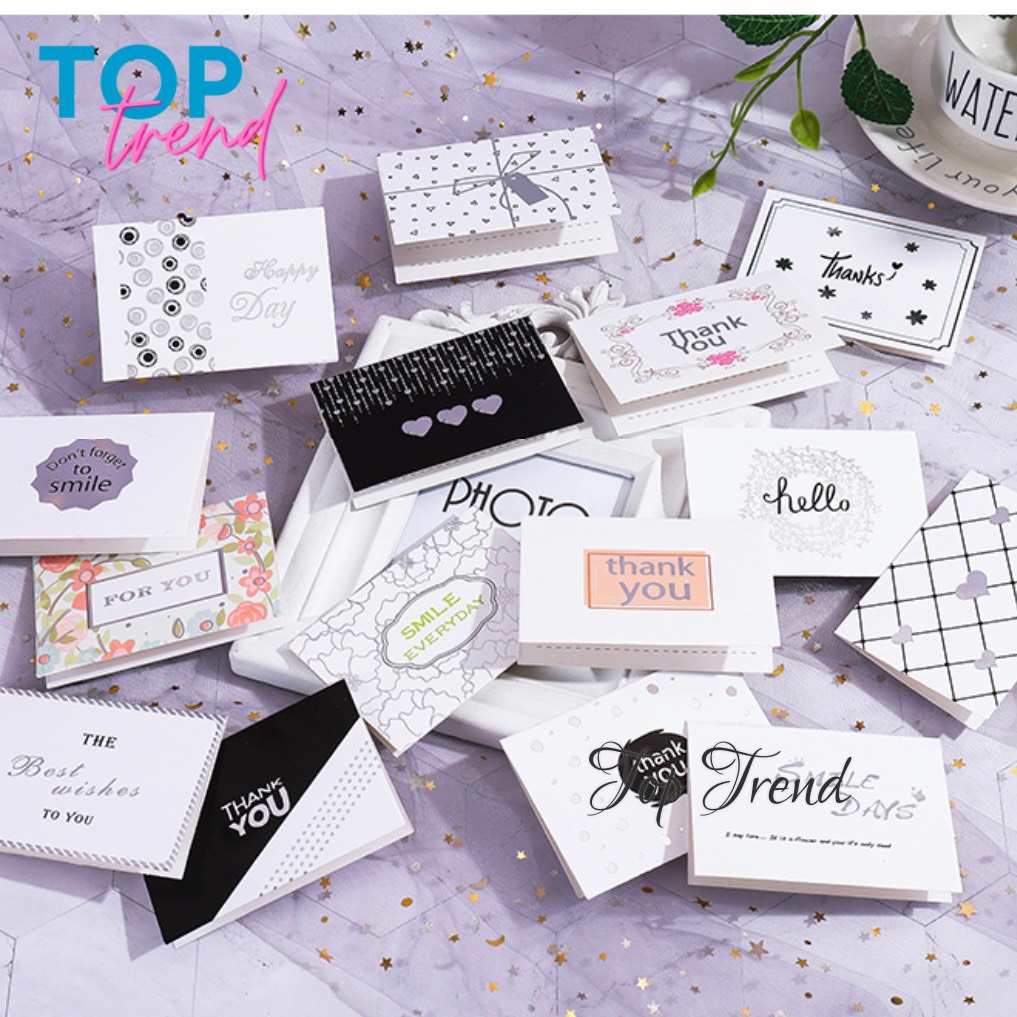 Quà tặng - 10 Sticker cute Anime - tấm thiệp cảm ơn, thiệp chúc mừng kích thước 9x9 cm - Top Trend