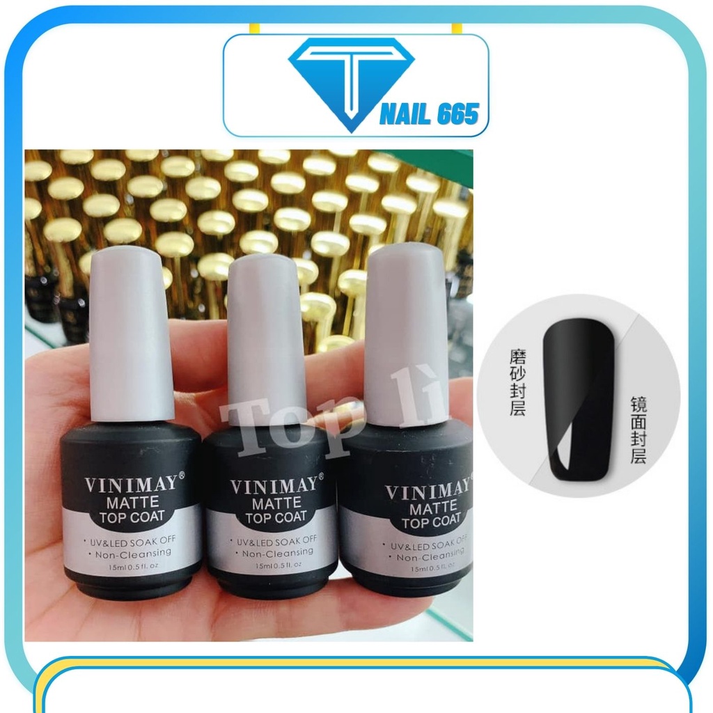Top lỳ VINIMAY Chính hãng , Sơn lì tạo nhám mờ bóng