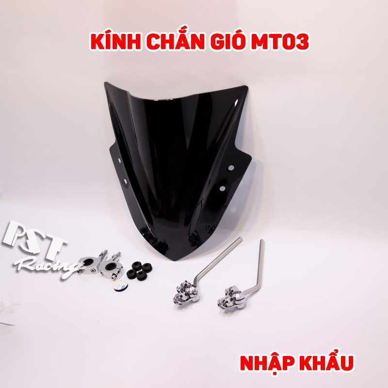 Kính chắn gió MT03 và các dòng xe Nake Bike