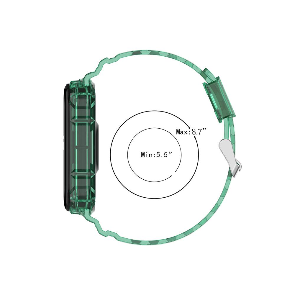 Dây Đeo Thay Thế Bằng Silicone Mềm Trong Suốt Cho Xiaomi Mi Band 6 / 5