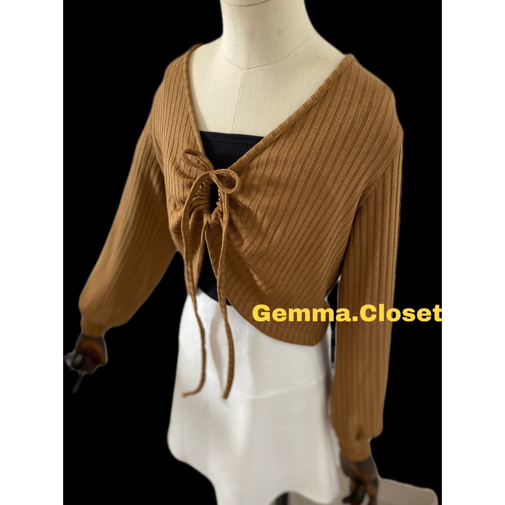 (Ảnh thật độc quyền Gemma.Closet) Set áo cardigan 2 món phối được nhiều kiểu chất đẹp