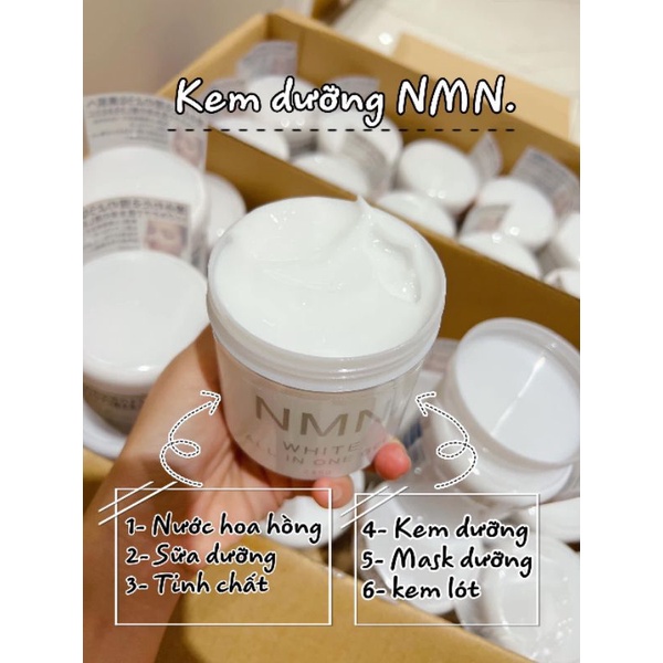 Kem dưỡng trắng da chống lão hóa NMN, Gel dưỡng NMN white all in one, Dưỡng da nâng cơ giảm nếp nhăn