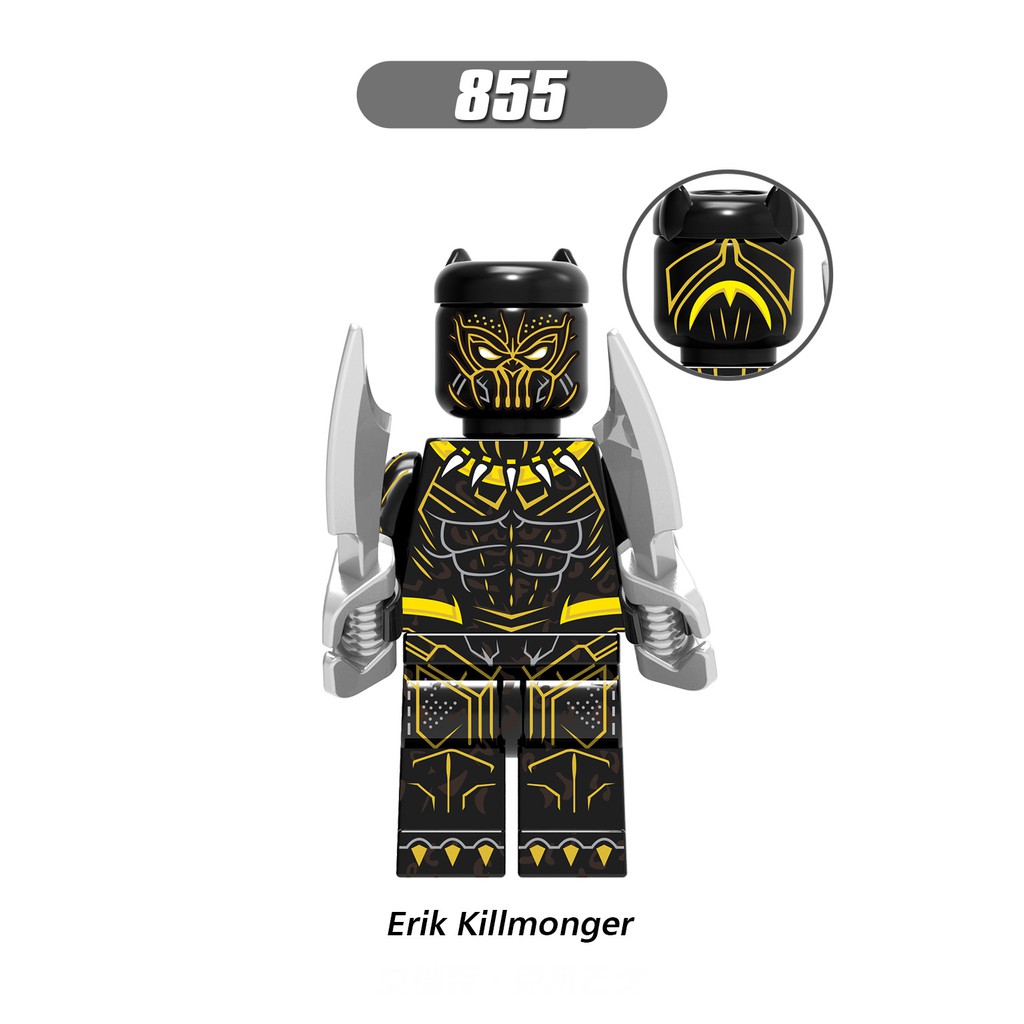Minifigures Marvel Bộ Tộc Báo Đen Black Panther X0191