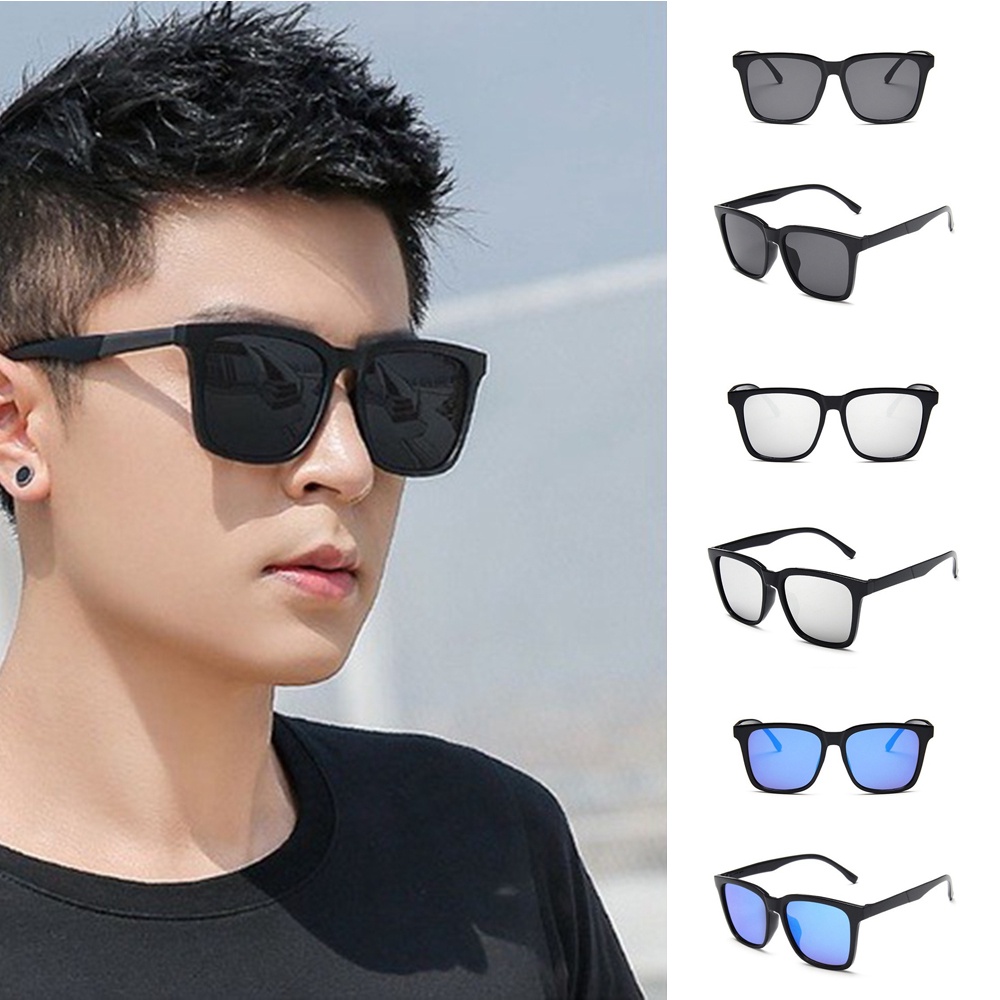 Kính Mát Vuông Nhiều Màu Sắc Chống Tia UV Thời Trang