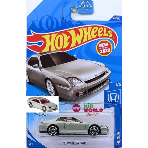 Xe mô hình Hot Wheels basic '98 Honda Prelude GHB55.