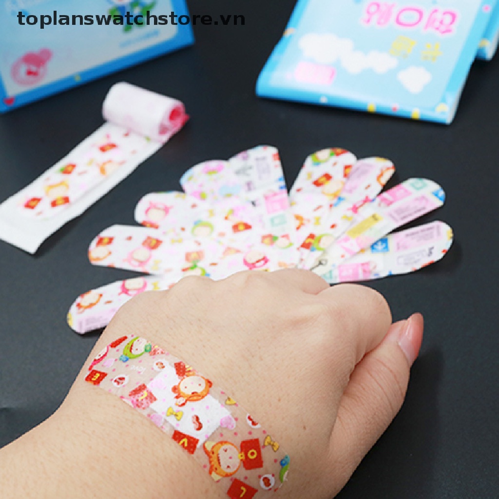 Set 100 Băng Keo Cá Nhân Trong Suốt Thoáng Khí Chống Thấm Nước