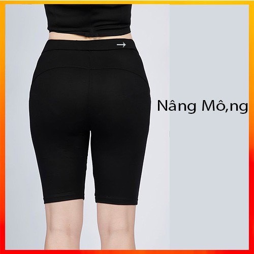 Quần legging lửng cạp chun vải thun cao cấp cực kỳ tôn dáng co giãn tốt | BigBuy360 - bigbuy360.vn