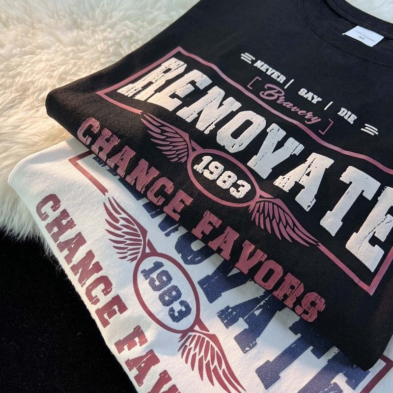 Áo Thun COZOK Tay Ngắn Dáng Rộng In Chữ Tiếng Anh Cá Tính Hợp Thời Trang