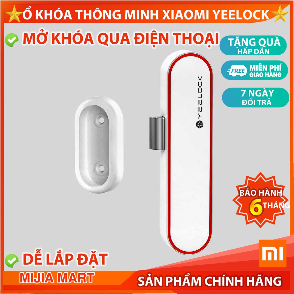 ✅Ổ khóa thông minh Xiaomi Yeelock. Khóa tủ kết nối bluetooth mở khóa qua điện thoại.