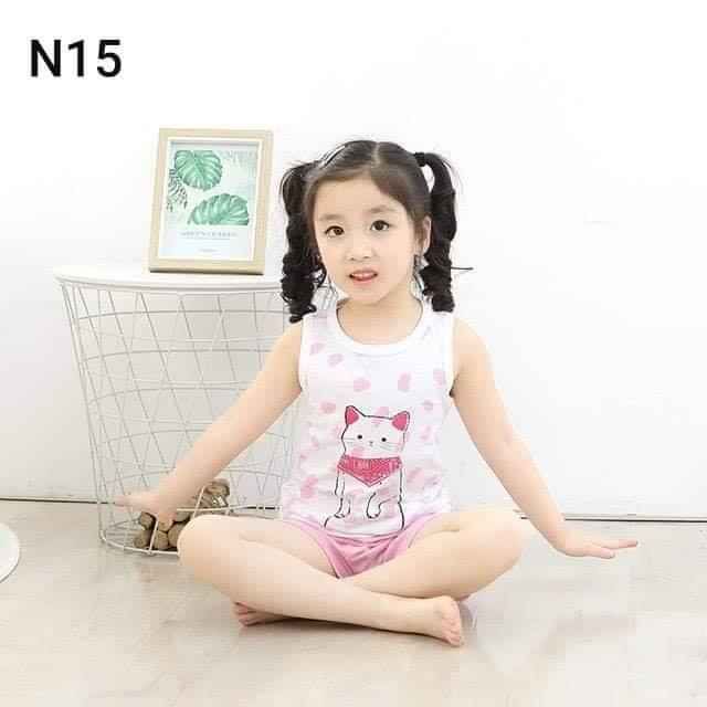 Bộ bé trai bé gái sát lách cotton (sale)