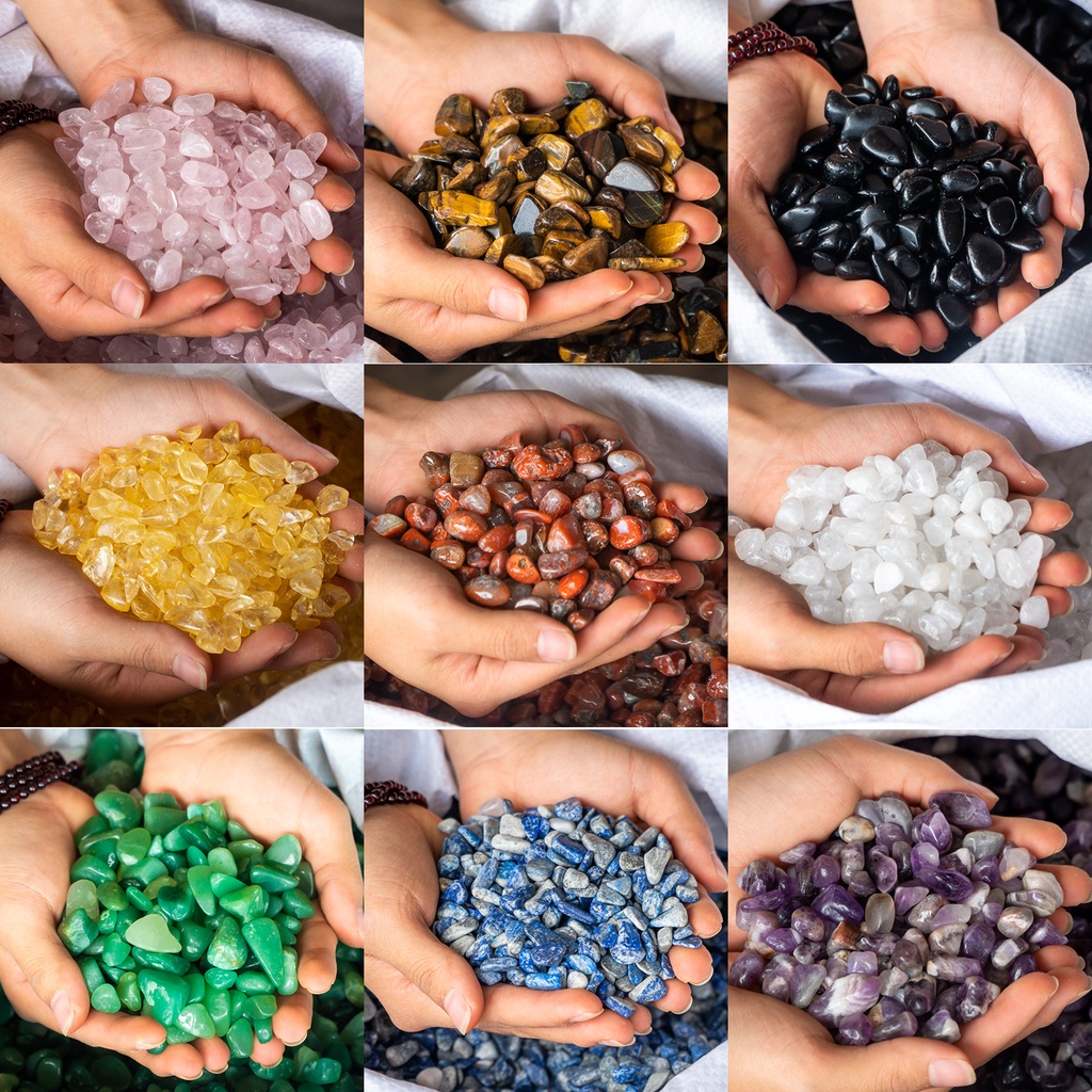 100g Vụn Đá Tự Nhiên Đủ Màu Sắc Để Trang Trí Nhà Cửa