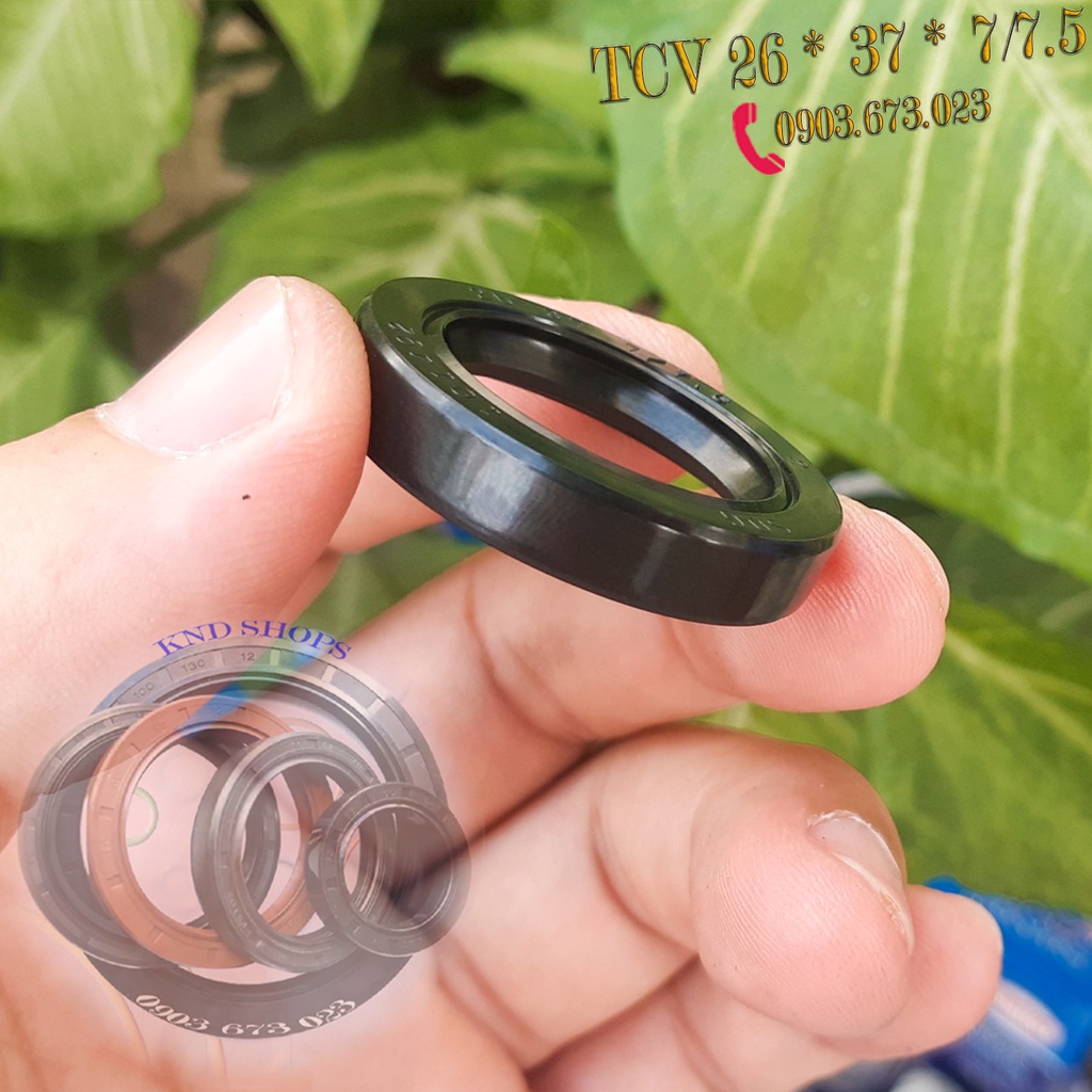 Phốt dầu SOG TCV 26*37*7/7.5 | TCV 28*40*7/7.5 Phớt chặn dầu chuyên cho bơm thủy lực các loại xe cơ giới | KND Shop