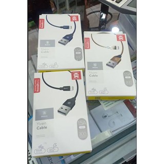 Cáp Lightning Baseus Yiven Cable dài 3m chất liệu Linen