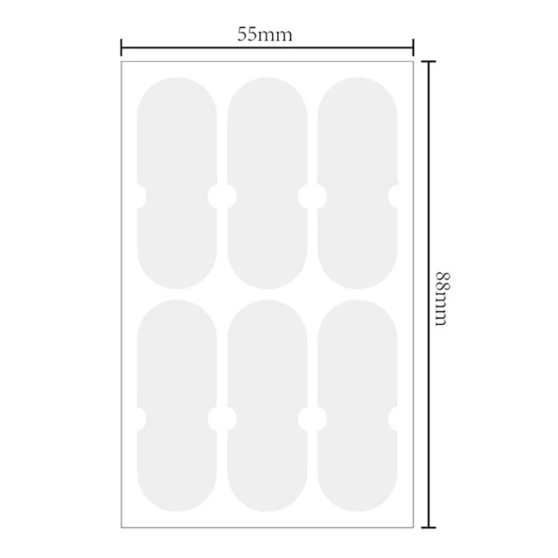 Bộ 6/18/30 Miếng Dán Chỉnh Sửa Tai Hình Chữ V Vô Hình Bằng Silicon Trong Suốt Thoáng Khí Thời Trang Unisex