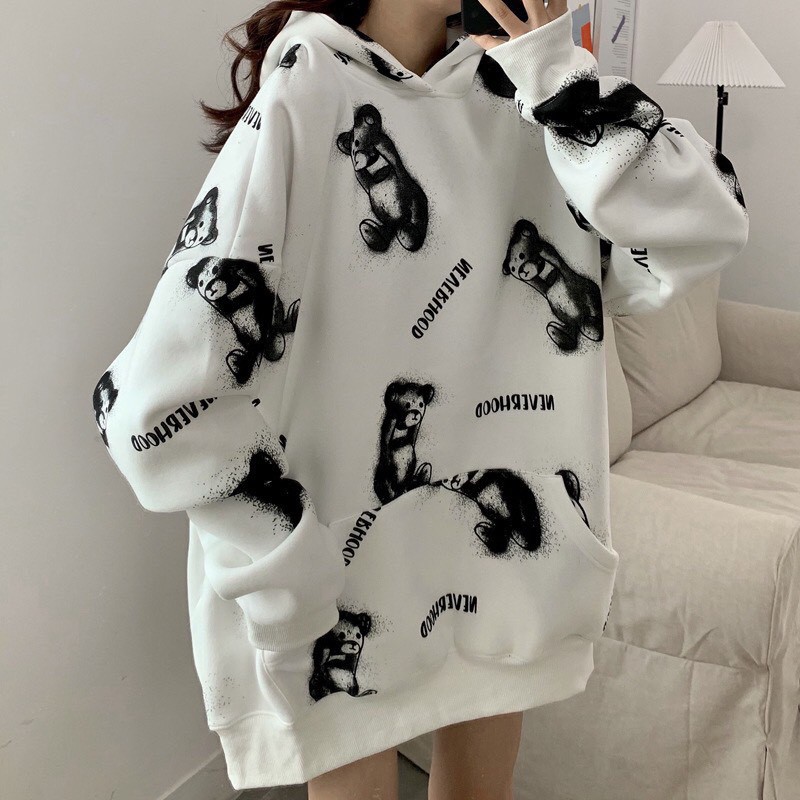 Áo Khoác Nỉ Hình Gấu Siêu Kute | BigBuy360 - bigbuy360.vn