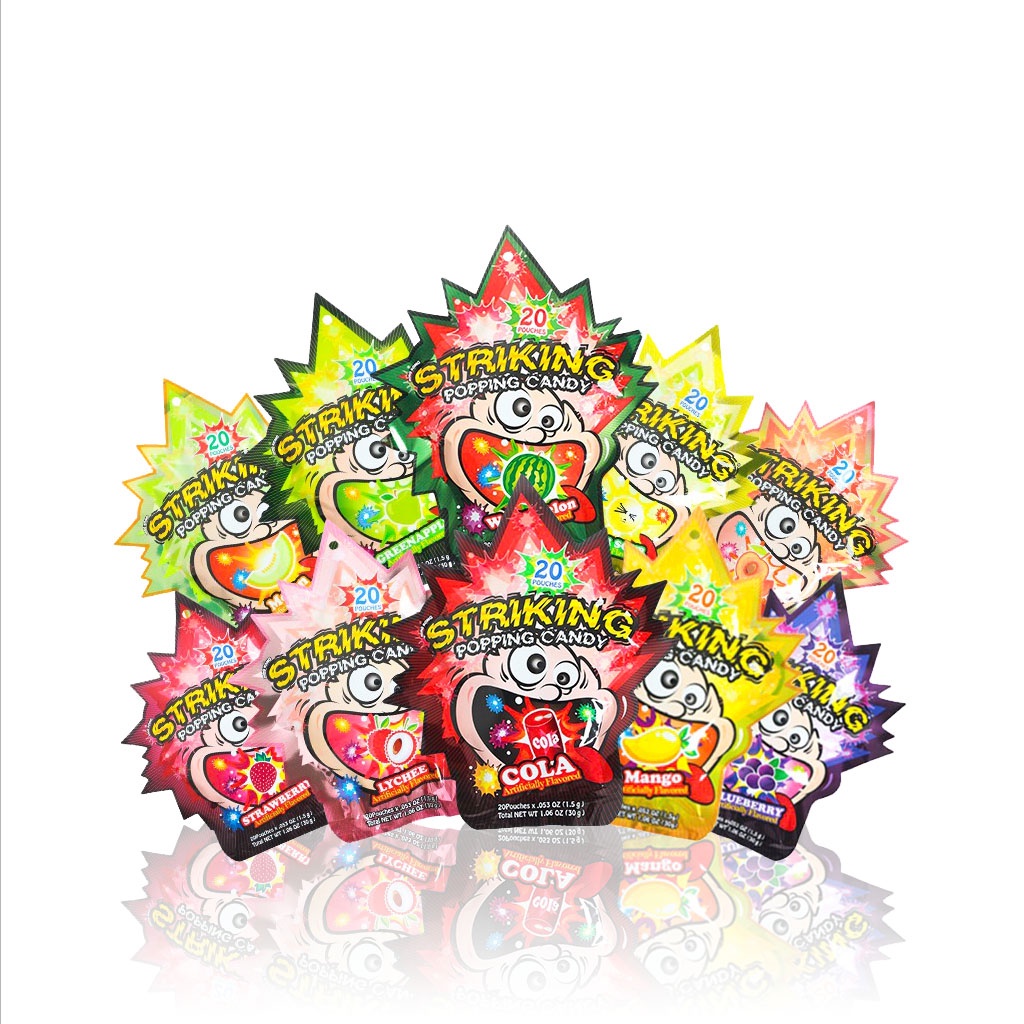 Kẹo Nổ Striking Hongkong 30gr - Hàng Nhập Khẩu Công Ty