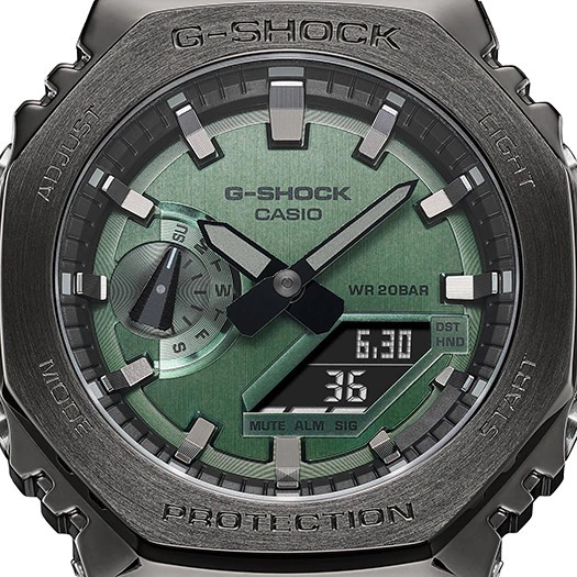 Đồng Hồ Casio Nam Dây Nhựa Chính Hãng GSHOCK GM-2100B-3ADR