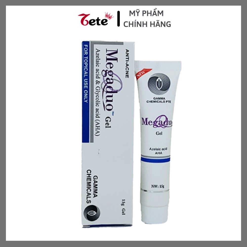 Gel Giảm Mụn Ẩn Và Mờ Thâm Gamma Megaduo Gel 15 Gram