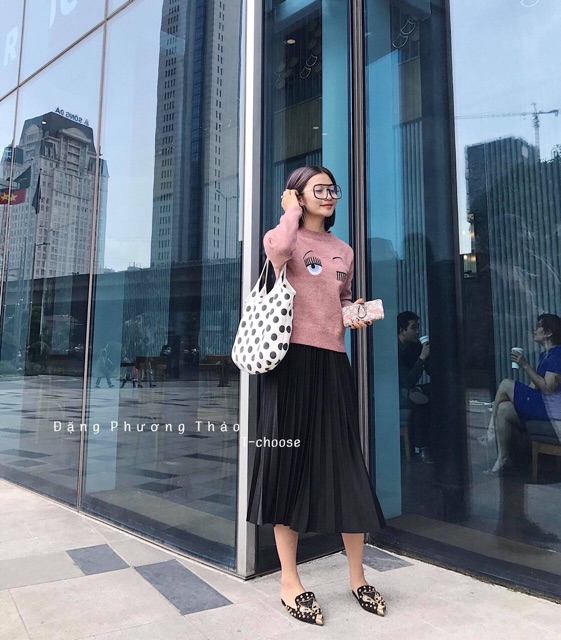 Chân váy nhũ xếp li | BigBuy360 - bigbuy360.vn