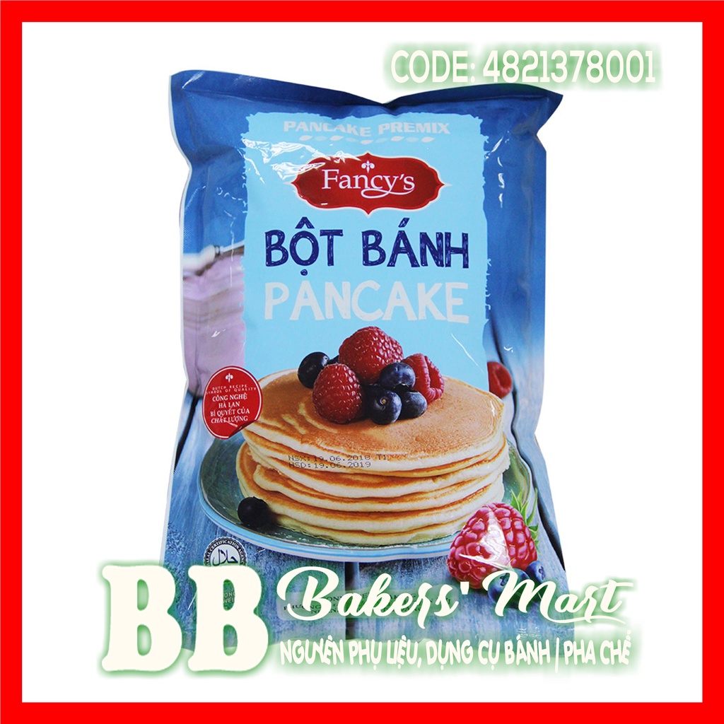 Bột trộn sẵn làm bánh rán PANCAKE Doreamon hiệu FANCY'S - Gói 1kg