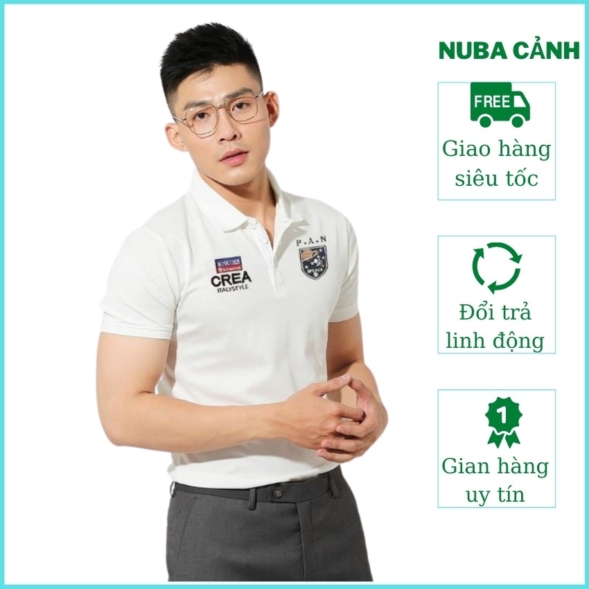 Áo thun nam polo mẫu mới đẹp giá rẻ,áo phông TCS 60