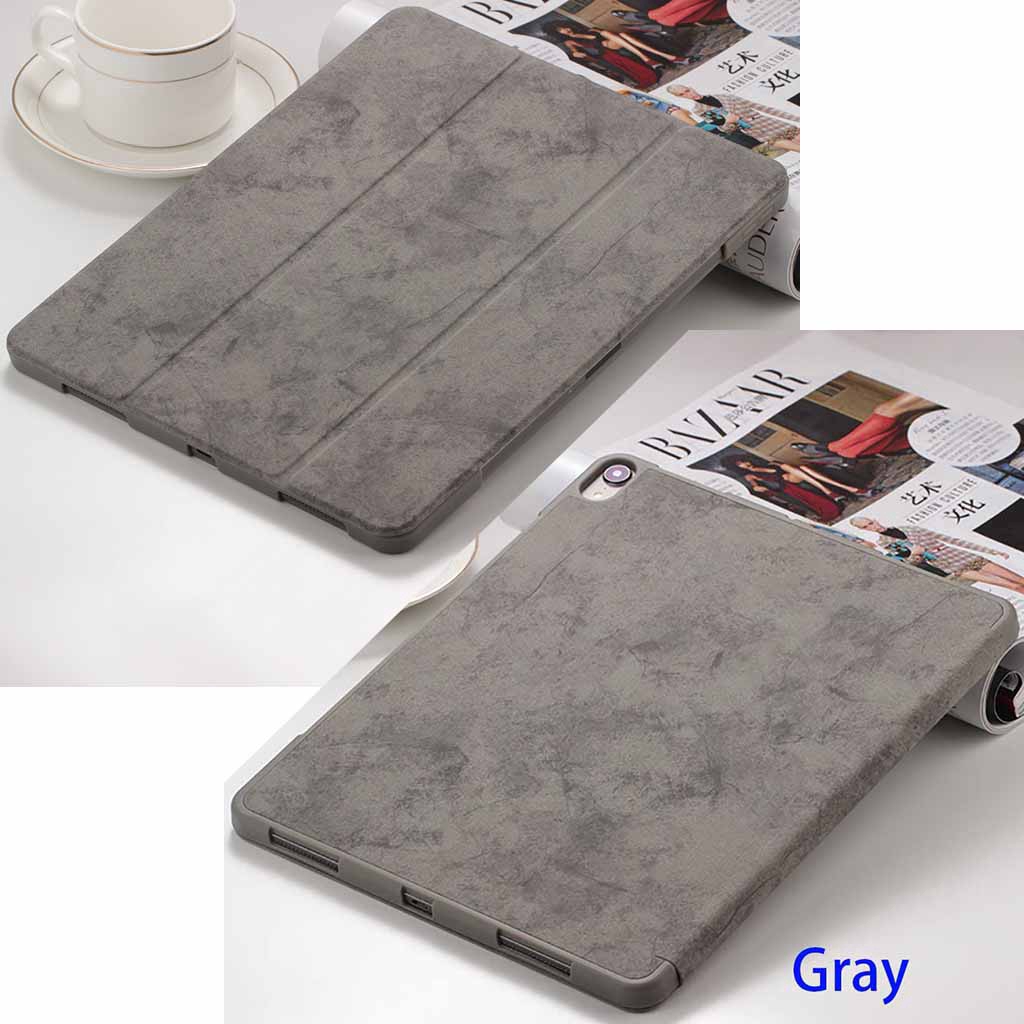 Bao da máy tính bảng vải mềm có ngăn đựng bút màn hình tắt mở tự động cho IPad Pro12.9 2015 2017 2018 | BigBuy360 - bigbuy360.vn