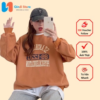 [Có Video +Ảnh Thật] Áo Khoác Nỉ In Họa Tiết Đẹp Qindi Store MS 663
