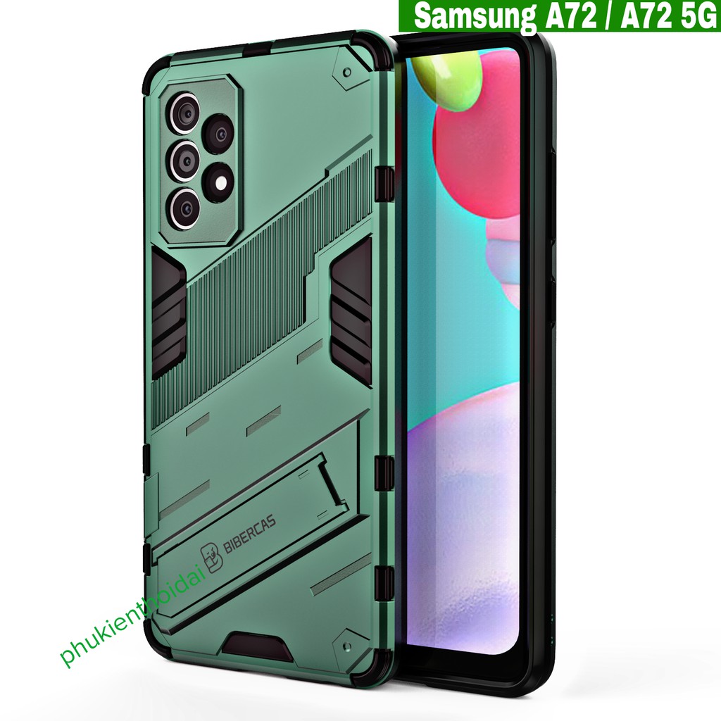Ốp lưng Samsung A72 / A72 5G Iron Man Ver 2 chống sốc giá đỡ xem phim bảo vệ camera siêu bền