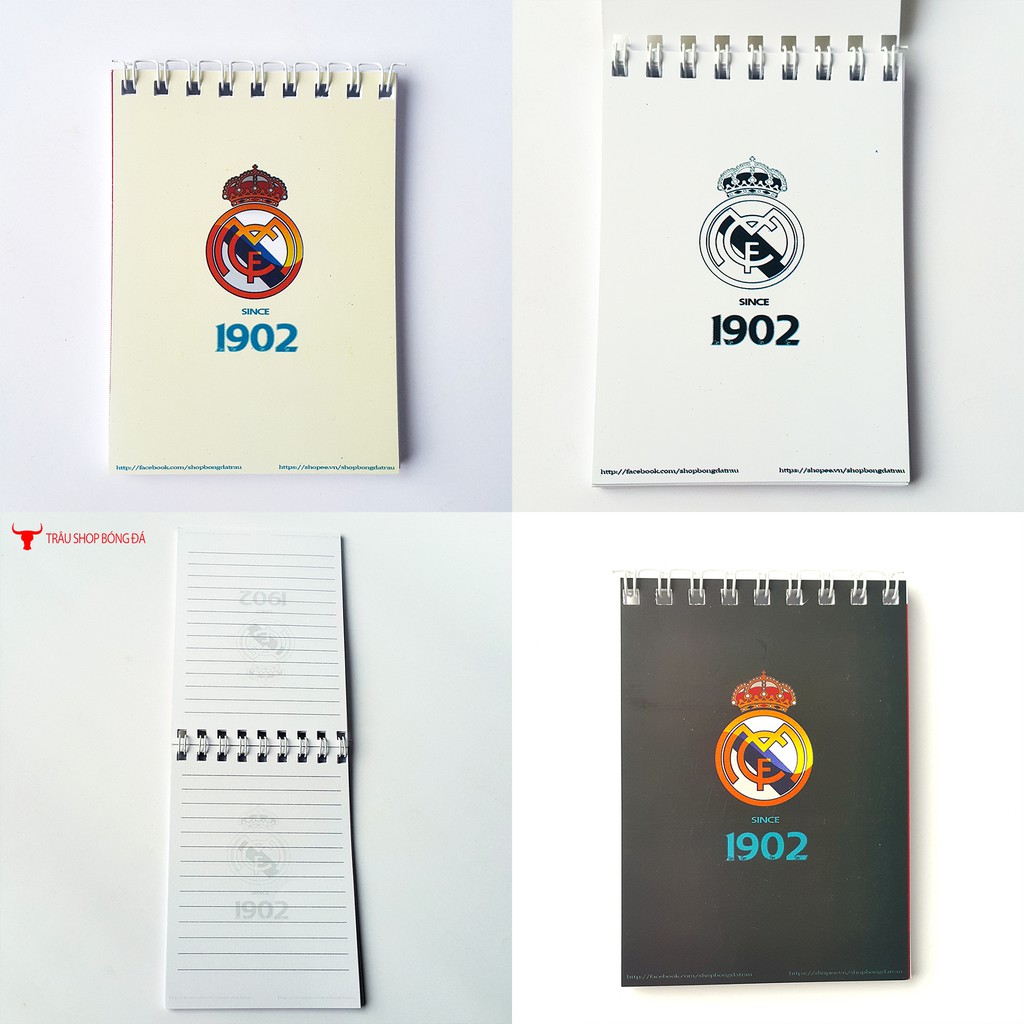 Sổ ghi chép của các câu lạc bộ bóng đá Arsnal CHelsea Manchester United MU Real Barca