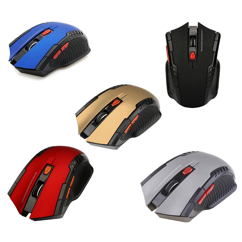 Chuột Không Dây Chơi Game 1600DPI Cho Máy Tính / Laptop R * 2.4GHz