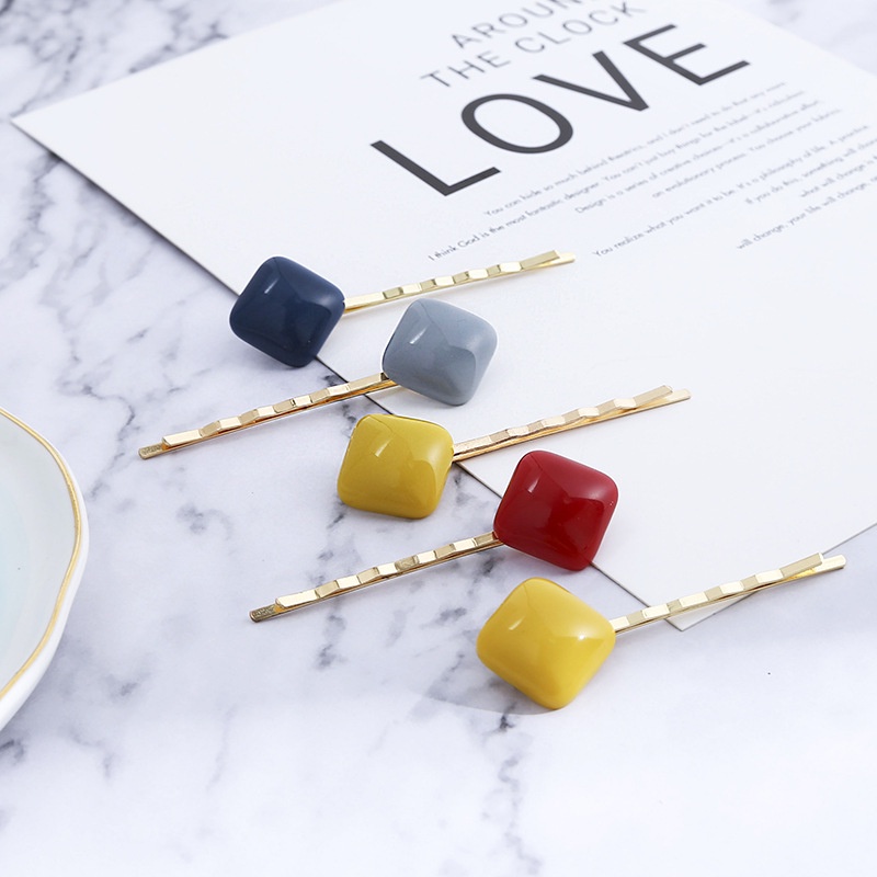Set 2 kẹp tóc hình tứ giác KAH110