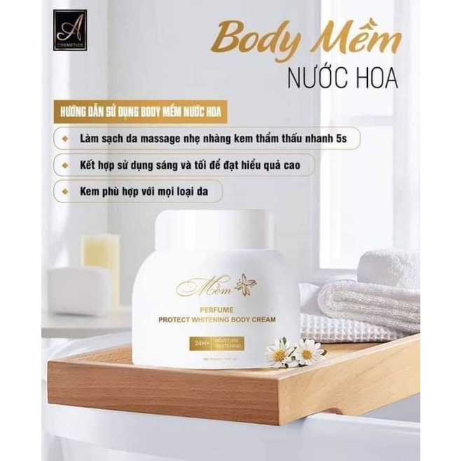 Kem Body Mềm A Chính Hãng