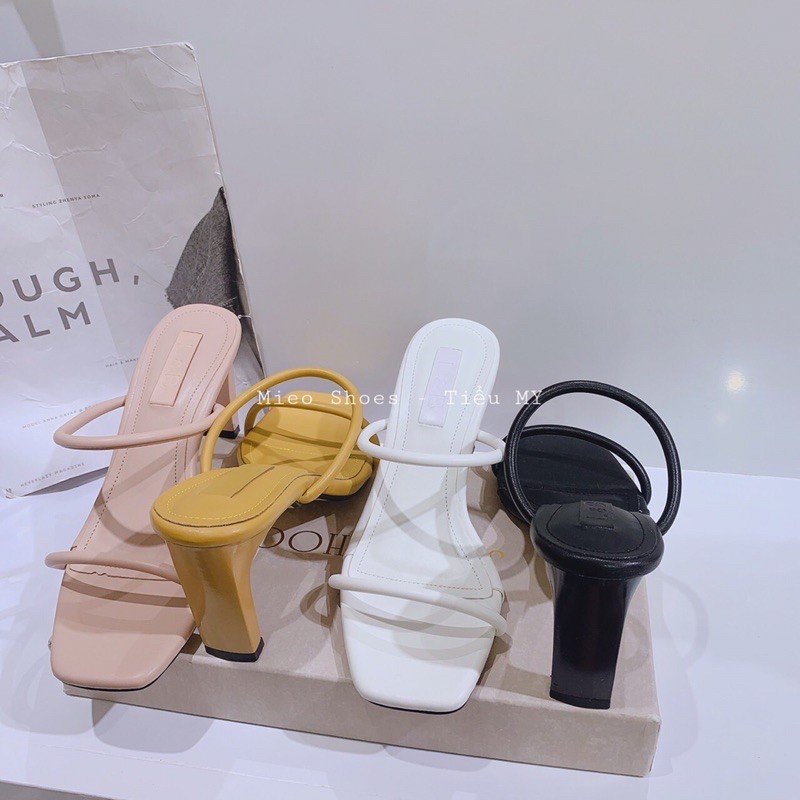GUỐC 2 QUAI GÓT DẸP CAO (MIEO SHOES D816)