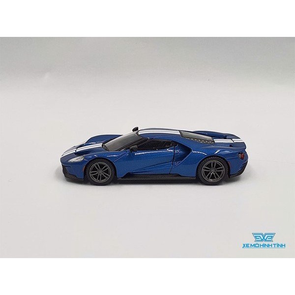 Xe Mô Hình Ford GT 1:64 MiniGT ( Xanh )