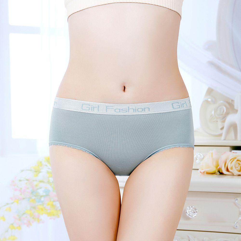 Quần Lót Nylon Lọt Khe Màu Trơn Eo Giữa In Chữ Thời Trang Gợi Cảm Cho Nữ