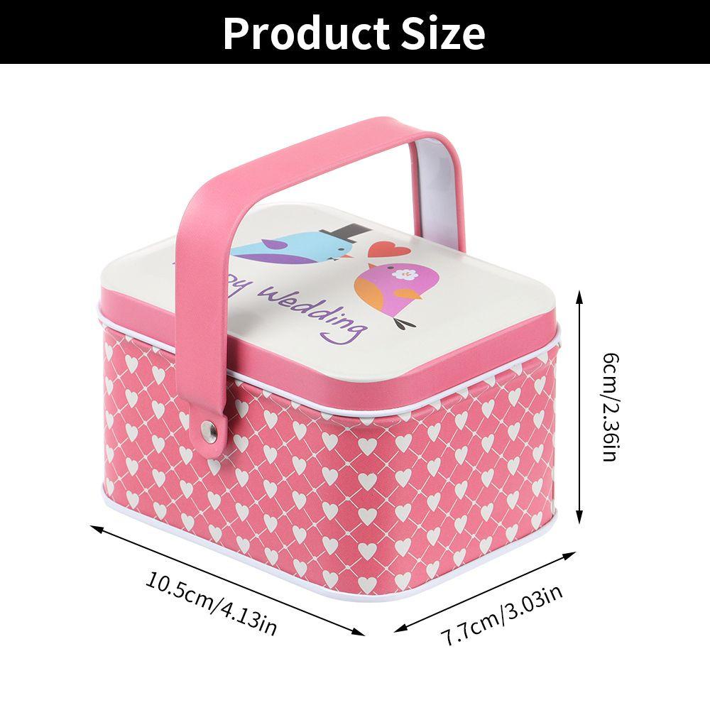 UUMIR Hộp thiếc hộp quà tặng cookie gói có nắp đậy cổ điển hand-held can