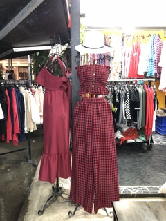 Đầm maxi bèo nơ lưng sale 150k