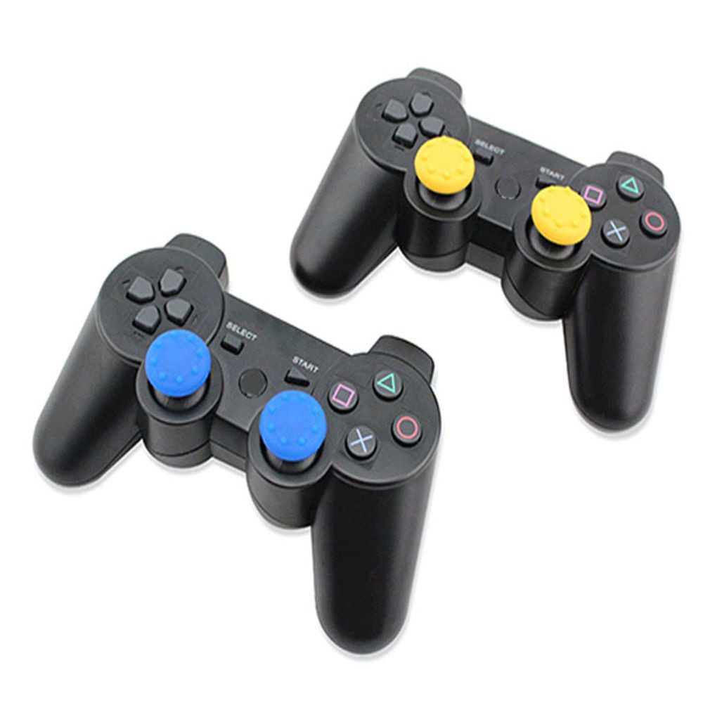 Bộ 10 nắp silicon bảo vệ nút bấm tay cầm chơi game chống trượt nhiều màu sắc cho Sony PS4 Microsoft Xbox