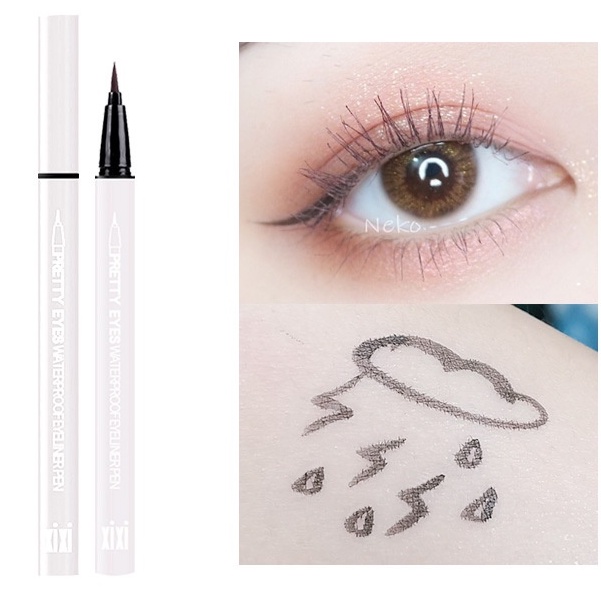 [HOẢ TỐC]Kẻ mắt nước Xixi chống nước, lâu trôi, đường kẻ mảnh - Xixi eyeliner waterproof