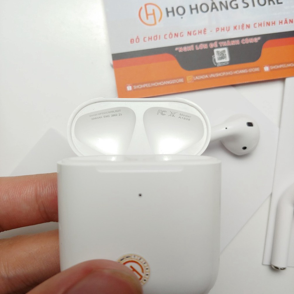 Airpods 2 Tai nghe airpods thế hệ thứ 2 bluetooth 5.0 Đổi tên, định vị, tháo tai dừng nhạc,sạc không dây - Tặng case