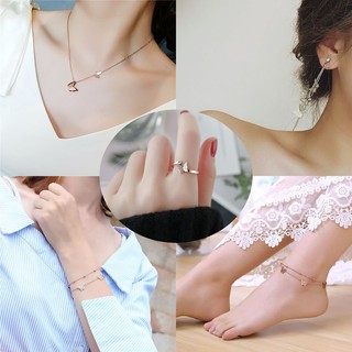 [ VÀNG TITAN KO GỈ ] Trang Sức Cao cấp Vàng Titan hình Bướm ( Dây Truyền, Khuyên Tai, Lắc Tay, Lắc chân, Nhẫn )