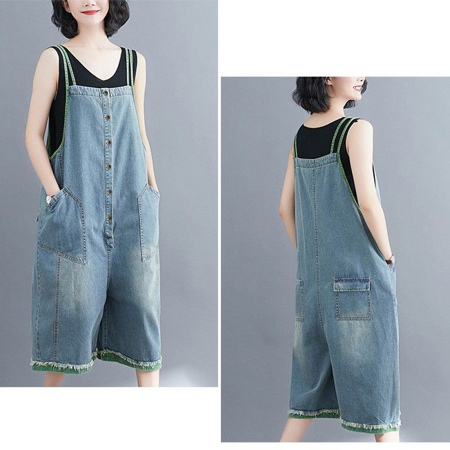 [ ORDER ] Yếm jeans bigsize yếm big size hiện đại - Có ảnh thật