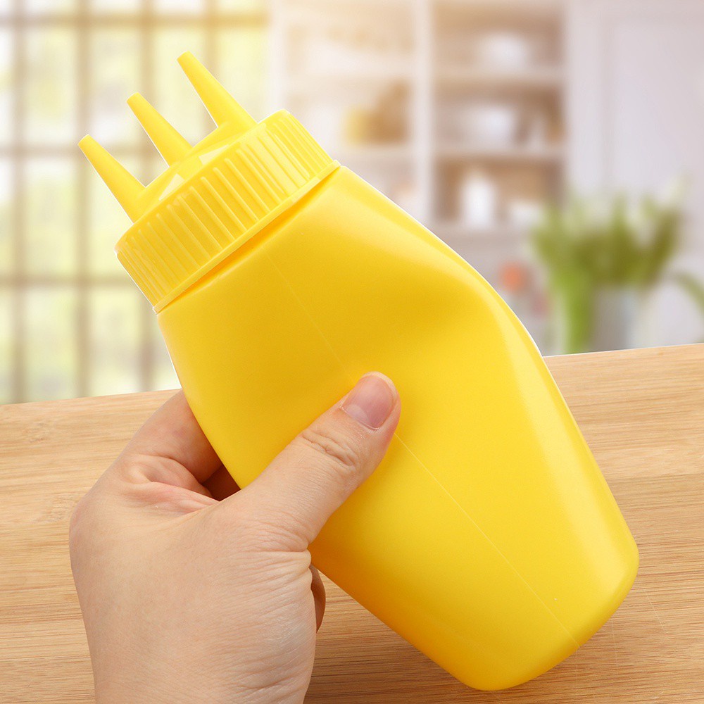 Chai đựng nước sốt/ tương/ gia vị dạng bóp chất liệu bền thân thiện môi trường cho nhà bếp