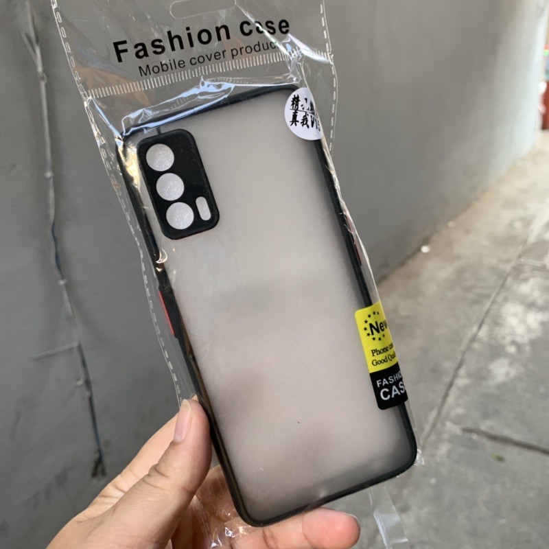 Oppo Realme V15 V11 Find x3 - Ốp lưng chống sốc bảo vệ Camera viền màu su non mặt lưng nhám. Dành cho RealmeV15