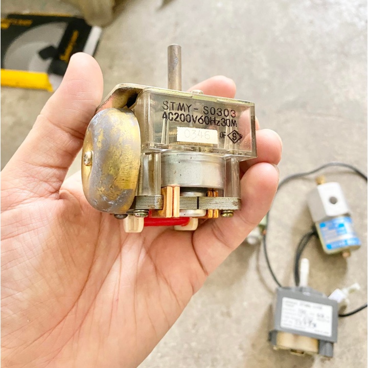 bộ hẹn giờ cơ , motor quạt mini