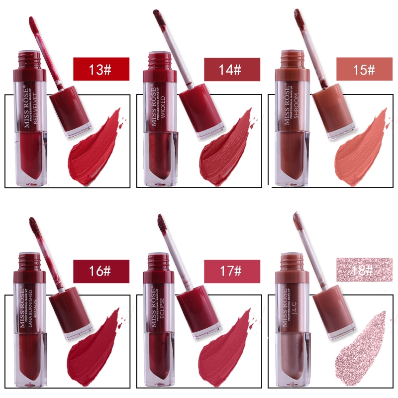 24 Color Liquid Waterproof Long-lasting Matte Lipstick Non-stick Cup Lip Gloss Makeup | BigBuy360 - bigbuy360.vn