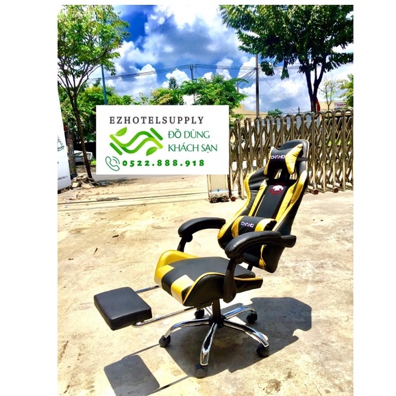 GHẾ GAMING CHAHO CÓ GÁC CHÂN / GHẾ GAMING CHÂN XOAY