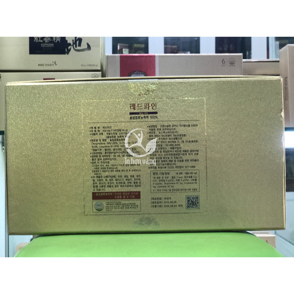 TINH DẦU THÔNG ĐỎ CHÍNH PHỦ DAMI HANSONGWON HÀN QUỐC - HÀNG CAO CẤP