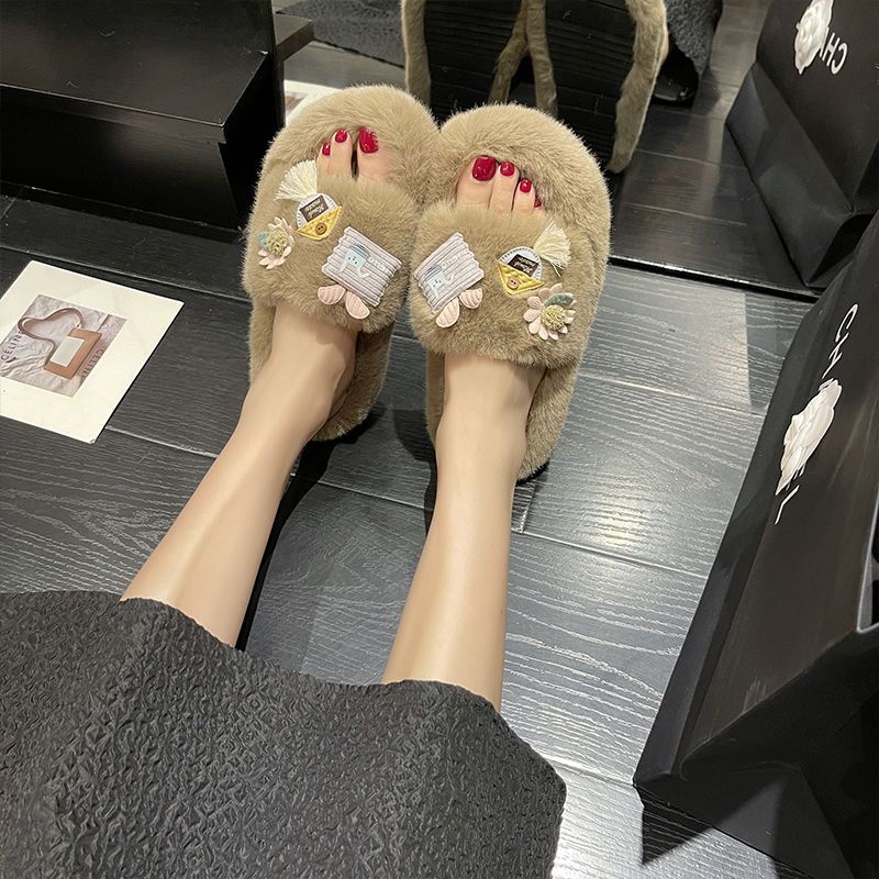 Sandal Đế Dày Đính Hoa Thiết Kế Mới Cao Cấp Thời Trang Dành Cho Nữ