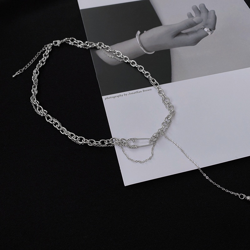 Vòng cổ Đính Đá Phong Cách Hip Hop Đơn Giản Thời Trang